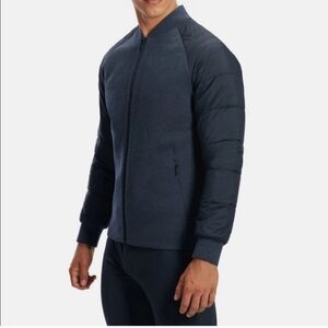 RYU Men's Black Quilted Bomber Jacket Size Large